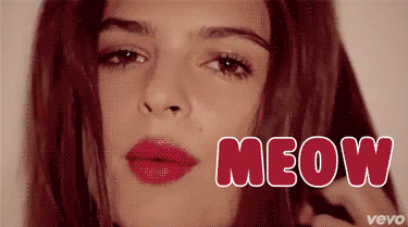 Emily Ratajkowski - Blurred Lines meeow